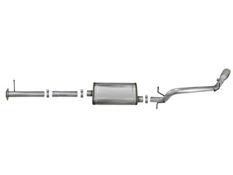 aFe 49-44058-P Mach Force-XP Exhaust 3in CB SS 15-17 GM Colorado/Canyon 2.5L/3.6L Side Exit w/ Polished Tip