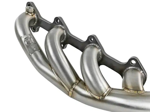 aFe 48-33022 Twisted Steel 1.75-2in 304 SS Headers 03-07 Ford Diesel Trucks V8-6.0L (td)