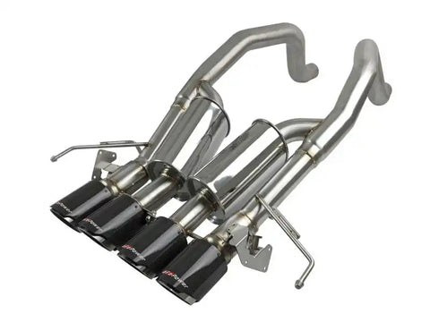 aFe 49-34082-1C MACHForce XP Axle Back 304SS Exhaust w/ Carbon Fiber Tips 15-19 Chevy Corvette Z06