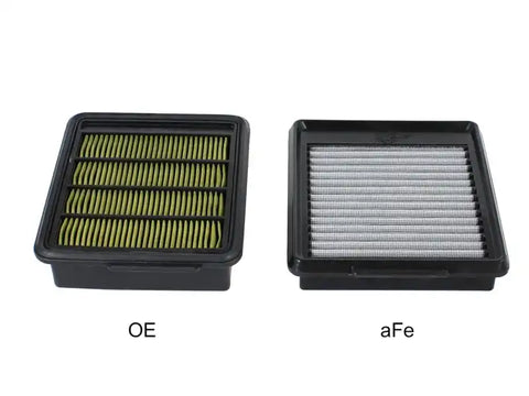 aFe 31-10166 MagnumFLOW Air Filters OEM Replacement Pro DRY S 09-15 Nissan GT-R V6 3.8L (tt)