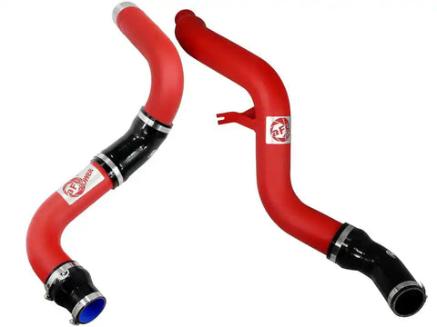 aFe 46-20174-R Bladerunner 3in Red Intercooler Hot and Cold Side Tubes 14-15 Dodge Ram 1500 EcoDiesel V6 3.0L