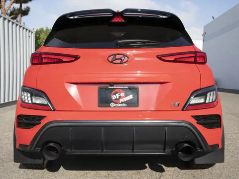 aFe 49-37032-B 22-23 Hyundai Kona N L4 2.0L (t) Takeda 3in SS Axle-Back Exhaust System w/ Black Tips