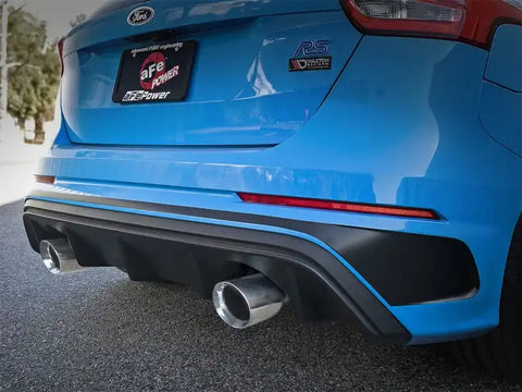 aFe 49-33104-P Takeda 3in 304 SS Axle-Back Exhaust System w/ Polished Tip 16-18 Ford Focus RS 2.3L (t)