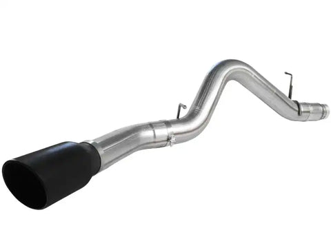 aFe 49-44041-B MACHForce XP Exhaust 5in DPF-Back SS 11-13 GM Diesel Trucks V8-6.6L (td) (LML) (Blk Tip)