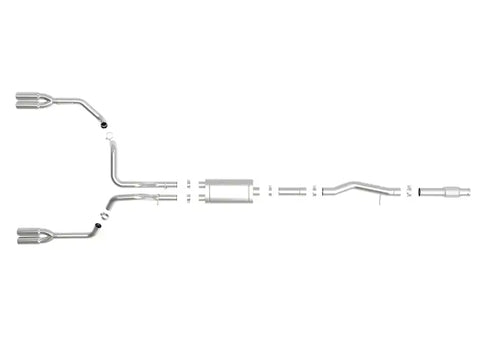 aFe 49-34102-P Vulcan Series 4-3in 304SS Exhaust Cat-Back w/ Pol Tips 2019 GM Silverado/Sierra 1500 V8-6.2L
