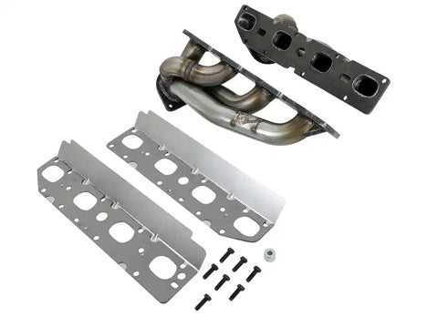 aFe 48-32021 Power Twisted Steel 304SS Shorty Header 09-18 Dodge Challenger / Charger V8-5.7L