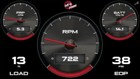 aFe 77-91001 AGD Advanced Gauge Display Digital 5.5in Monitor 08-18 Dodge/RAM/Ford/GM Diesel Trucks