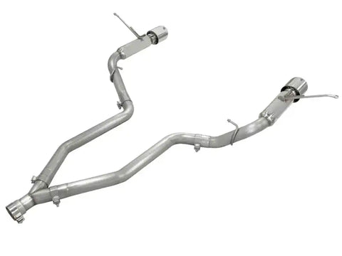 aFe 49-46234 MACHForce XP 14+ Jeep Grand Cherokee V6 3.0L (td) 2.5in DPF-Back 409SS Exhaust w/Resonators