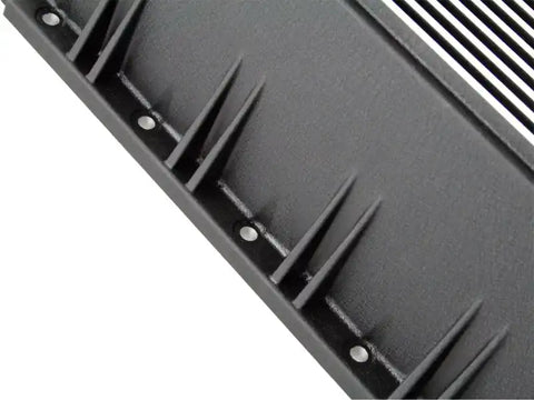aFe 46-70122-1 Transmission Pan (Black) Ford Diesel Trucks 03-10 V8-6.0/6.4L (td)