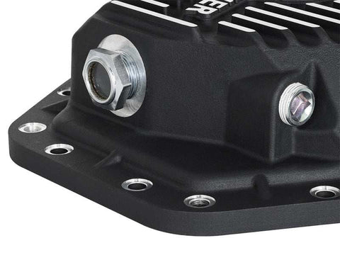 aFe 46-70352-WL Power Pro Series Rear Differential Cover Black w/Machined Fins 17-19 Ford Diesel Trucks V8-6.7L