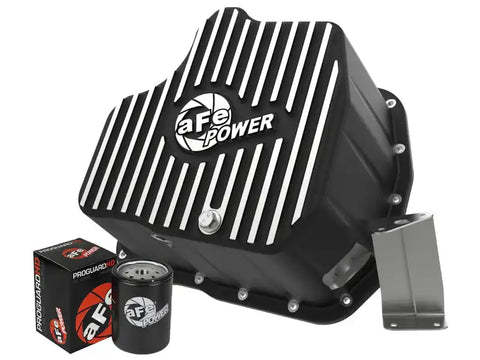 aFe 46-70342 Pro Series Deep Engine Oil Pan 11-16 GM Duramax V8-6.6L (td)