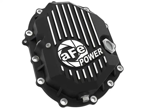 aFe 46-71051B Power 11-18 GM 2500-3500 AAM 9.25 Axle Front Diff Cover Black Machined w/ 2 Qts 75w90 Oil
