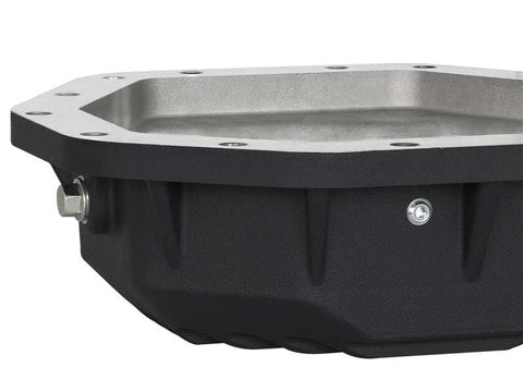 aFe 46-70352-WL Power Pro Series Rear Differential Cover Black w/Machined Fins 17-19 Ford Diesel Trucks V8-6.7L