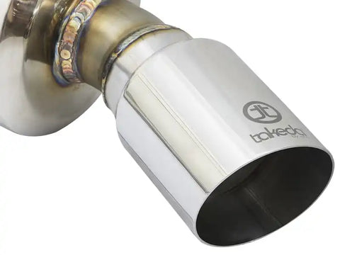 aFe 49-36615-P POWER Takeda 16-17 Honda Civic I4-1.5L (t) 2.25-2.5in 304 SS CB Dual-Exit Exhaust Polish Tip