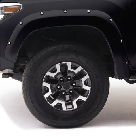 EGR 16+ Toyota Tacoma w/Mudflap Bolt-On Look Color Match Fender Flares - Set Black