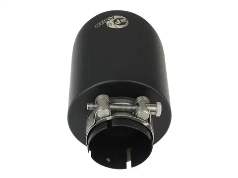 aFe 49T25454-B072 Takeda 304 SS Clamp-On Exhaust Tip 2.5in. Inlet / 4.5in. Outlet 7in. L - Black