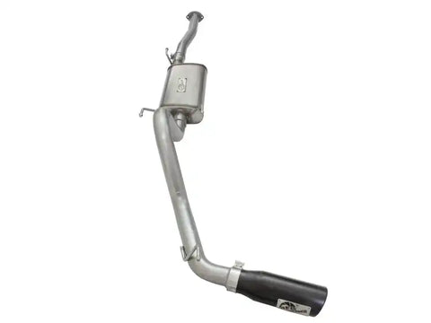 aFe 49-46024-B MACH Force XP 2.5in Cat-Back Stainless Steel Exhaust System w/Black Tip Toyota Tacoma 13-14 2.7L