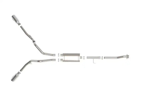 aFe 49-33126-P Vulcan 3in 304 SS Cat-Back Exhaust 2021 Ford F-150 V6 2.7L/3.5L (tt)/V8 5.0L w/ Polished Tips