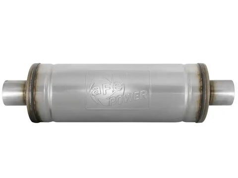 aFe 49M00021 MACH Force-Xp 409 SS Muffler 2.5in Center/Center 18in L x 6in Dia - Round Body