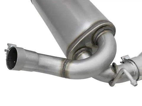 aFe 49-48061-P Rebel Series 2.5in 409 SS Axle-Back Exhaust w/Polished Tips 07+ Jeep Wrangler (JK) V6 3.6L/3.8L