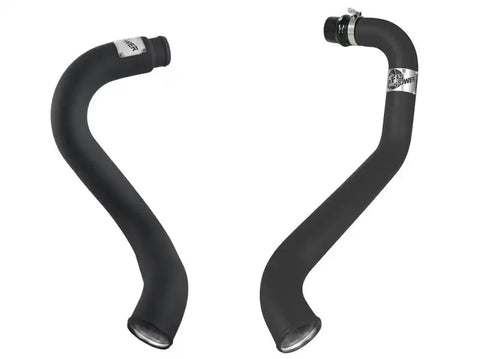 aFe 46-20045 BladeRunner 3in Black Intercooler Hot Cold Side Tubes Combo 02-04 GM Diesel Trucks 6.6L V8 (td)