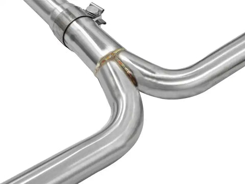 aFe 49-36612 Takeda Exhaust 2.25in to 2in Dia 304SS Cat-Back w/Polished Tips 08-12 Honda Accord Coupe V6 3.5L