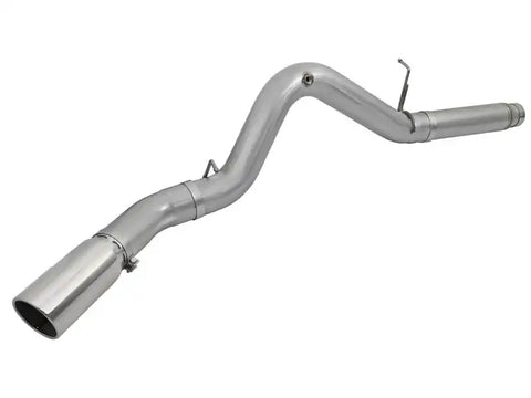 aFe 49-44081-P LARGE Bore HD 5in Exhausts DPF-Back SS w/ Pol Tips 16-17 GM Diesel Truck V8-6.6L (td) LML/L5P