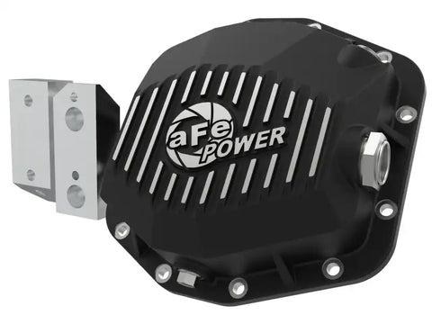 aFe 46-71190B Street Series Rear Differential Cover Black w/Machined Fins 20+ Jeep Gladiator JT (Dana M220)