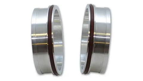 Vibrant Aluminum Weld Ferrules w/ O-Rings for 5in OD Tubing - Sold in Pairs