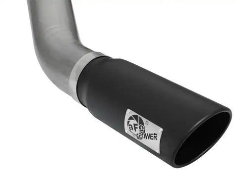 aFe 49-42051-1B MACHForce XP Exhaust Large Bore 5in DPF-Back SS 13-15 Dodge Trucks L6-6.7L (td) *Black Tip