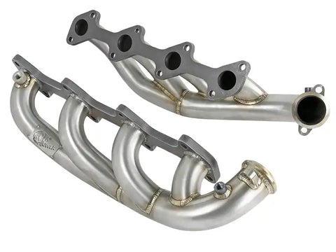 aFe 48-33022 Twisted Steel 1.75-2in 304 SS Headers 03-07 Ford Diesel Trucks V8-6.0L (td)