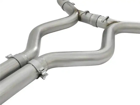 aFe 49-33087-B MACHForce XP 3in 304 SS Loud Tone Cat-Back w/ Black Tips 15-17 Ford Mustang V6-3.7L/V8-5.0L