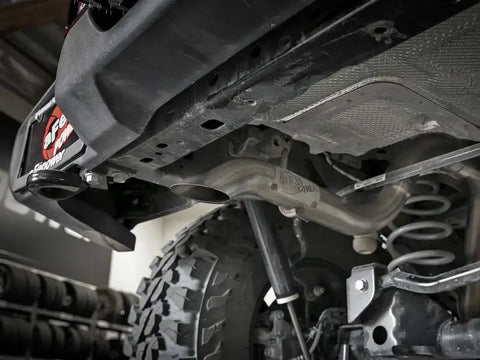 aFe 49-48075 MACH Force-Xp 2.5in 409SS Axle-Back Hi-Tuck Exhaust System 18-20 Jeep Wrangler (JL) V6 3.6L