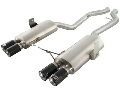 aFe 49-36311-C MACHForce XP Exhaust Cat-Back 2.5in Dia Carbon Fiber Tips SS-304 08-13 BMW M3 (E90) V8 4.0L