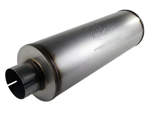 aFe 49-91002 MACHForce XP Exhausts Mufflers SS-409 EXH Muffler 4 ID In/Out 8 Dia