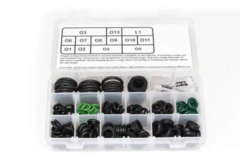 Deatschwerks Sport Compact / Euro Injector O-Ring Kit (230 Pieces)