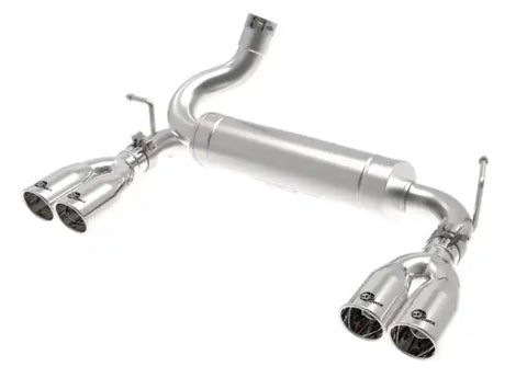 aFe 49-38086-P Vulcan Series 2.5in 304 SS Axle-Back Exhaust Polished 07-18 Jeep Wrangler (JK) V6-3.6/3.8L