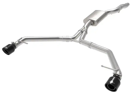 aFe 49-36437-B MACH Force-Xp 13-16 Audi Allroad L4 SS Axle-Back Exhaust w/ Black Tips