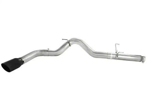 aFe 49-42016-B MACHForce XP 5in DPF-Back 409SS Exhaust Dodge Diesel Trucks 07.5-12 L6-6.7L (td) Black Tip