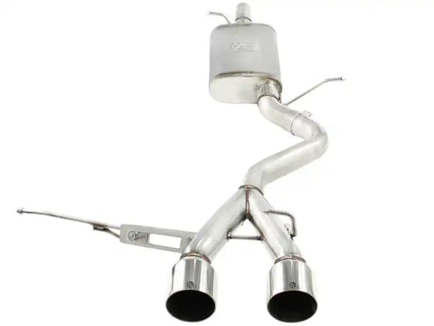 aFe 49-36408-P MACHForce XP 2-1/2in SS-304 Cat-Back Exhausts w/ Polished Dual Tips 2008 VW Golf R32 V6-3.2L MKV