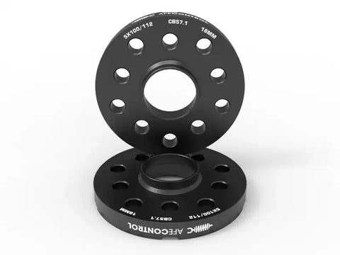 aFe 610-611003-B CONTROL Billet Aluminum Wheel Spacers 5x100/112 CB57.1 18mm - Volkswagen/Audi