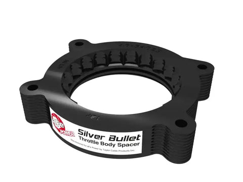 aFe 46-34023B 2020 Vette C8 Silver Bullet Aluminum Throttle Body Spacer / Works With Intake Only - Black