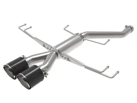 aFe 49-36626-C Takeda 2.5in 304SS Axle-Back Exhaust System 17-19 Honda Civic Type R L4-2.0L (t)