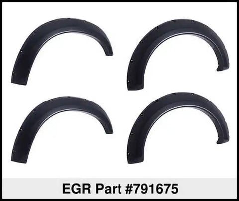 EGR 14+ Chev Silverado 5ft Bed Bolt-On Look Fender Flares - Set Matte