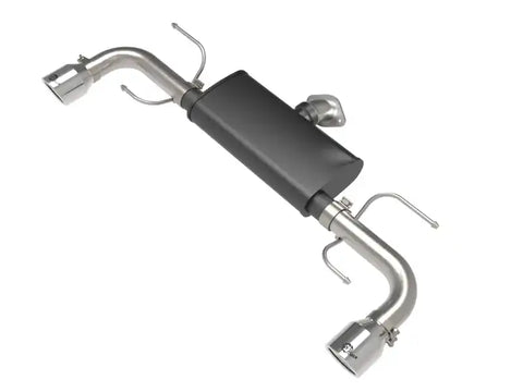 aFe 49-37021-P Takeda 17-21 Mazda CX-5 2.5L (t) 2.5in. SS Axle-Back Exhaust System w/Polished Tips