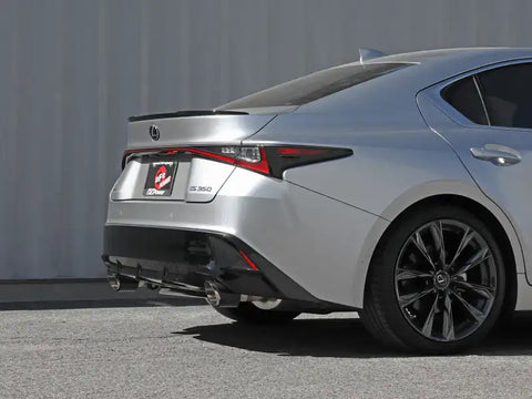 aFe 49-36060-C Lexus IS350 14-22 V6-3.5L Takeda Axle-Back Exhaust System- Carbon Fiber Tip