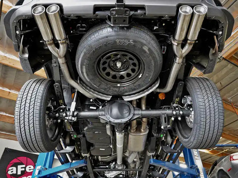 aFe 49-34102-P Vulcan Series 4-3in 304SS Exhaust Cat-Back w/ Pol Tips 2019 GM Silverado/Sierra 1500 V8-6.2L