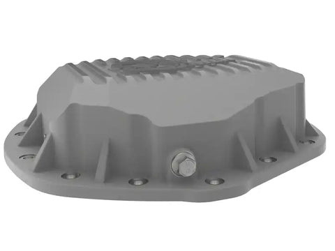 aFe 46-71060A Street Series Rear Differential Cover Raw w/ Machined Fins 01-18 GM Diesel Trucks V8-6.6L (td)