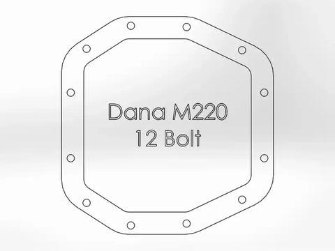 aFe 46-71000A Street Series Rear Differential Cover Raw 2018+ Jeep Wrangler (JL) V6 3.6L (Dana M220)