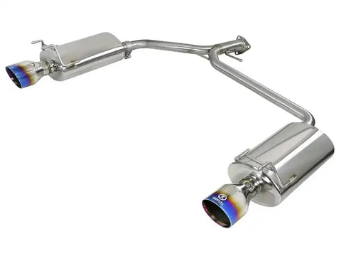 aFe 49-36604-L Takeda 2.25-1.75in 304 SS Axle-Back Exh w/Blue Flame Tips 13-17 Honda Accord Sport Sedan I4-2.4L